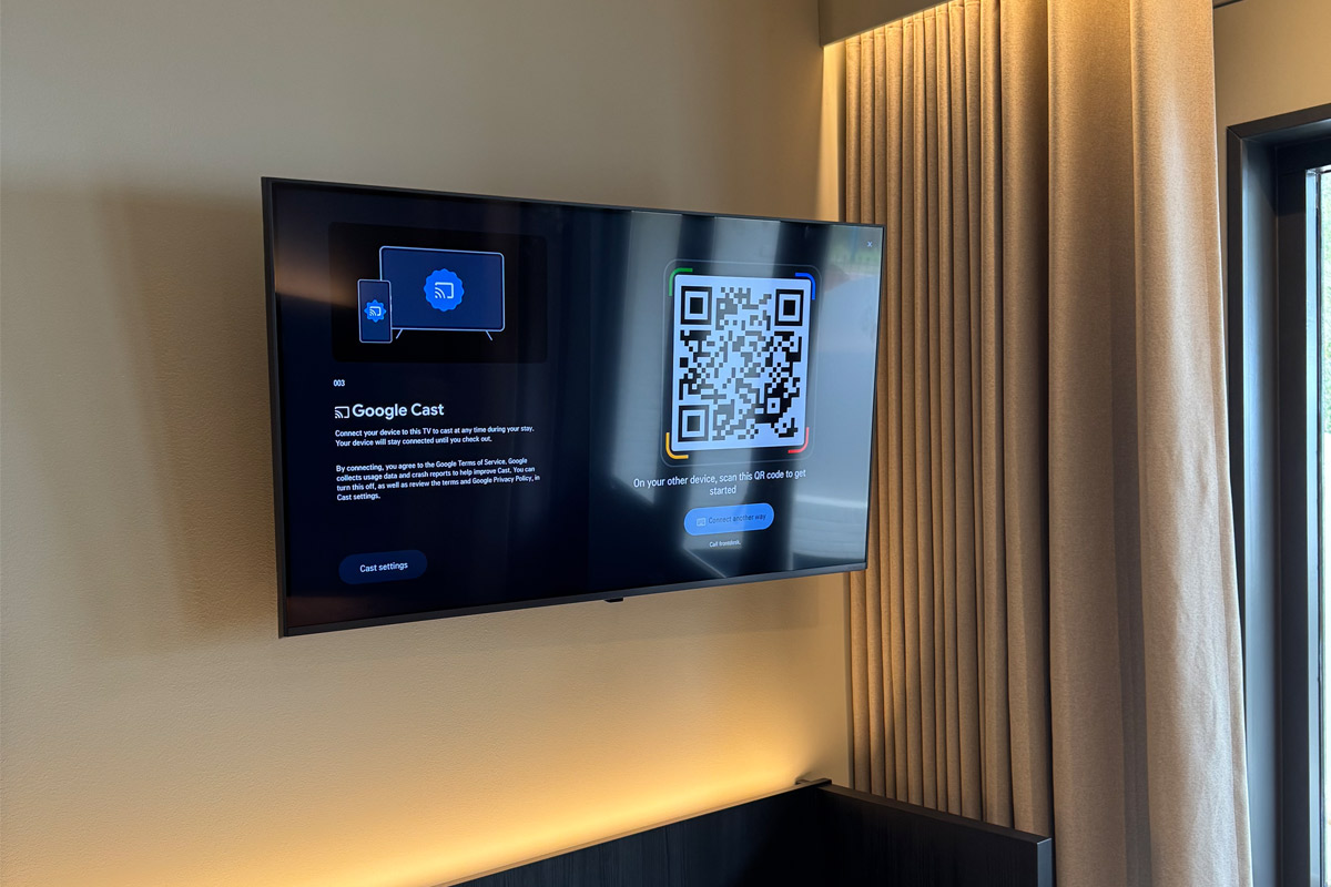 Gast streaming naar hotel televisie