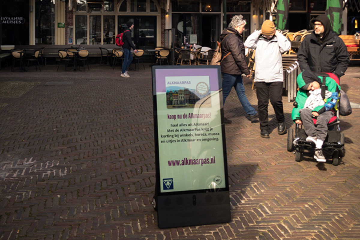 Digital signage hardware installatie