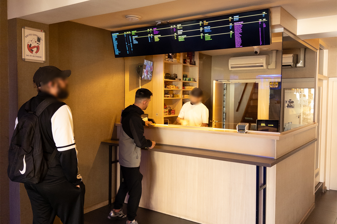 Digitaal menubord bij Africa