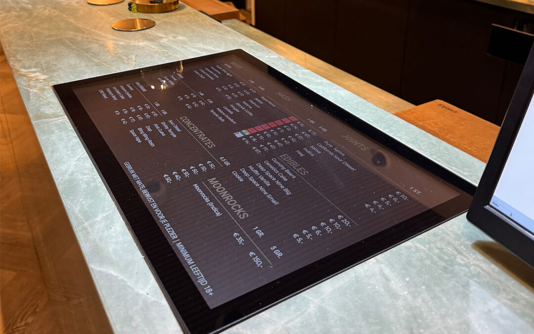 Digitale menuborden van ClubDisplay