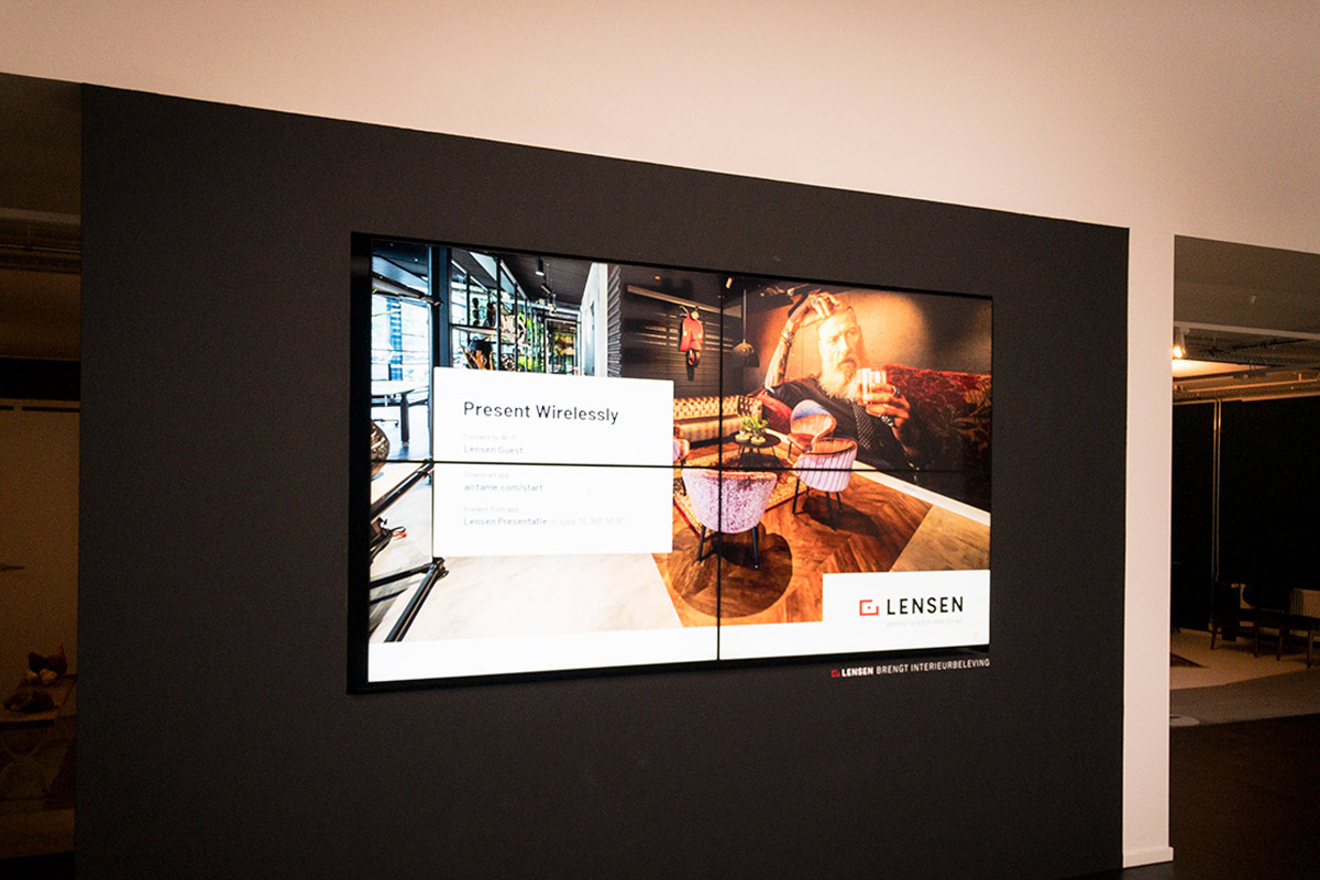 Interne communicatie narrowcasting op kantoor