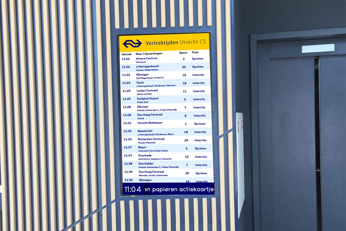 Narrowcasting in een zakelijke omgeving