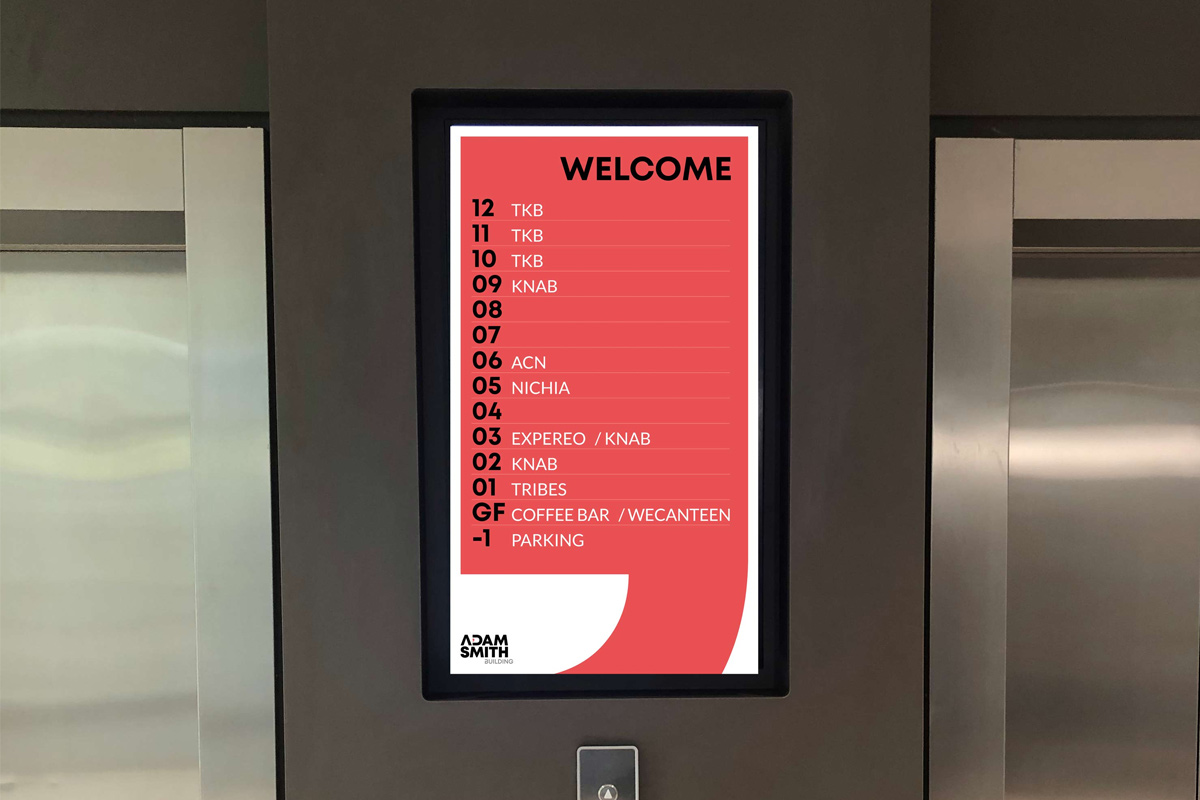 Communicatie via digitale displays