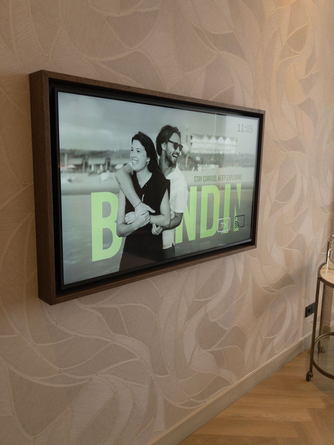 Ingebouwde hotel-tv bij Blendin