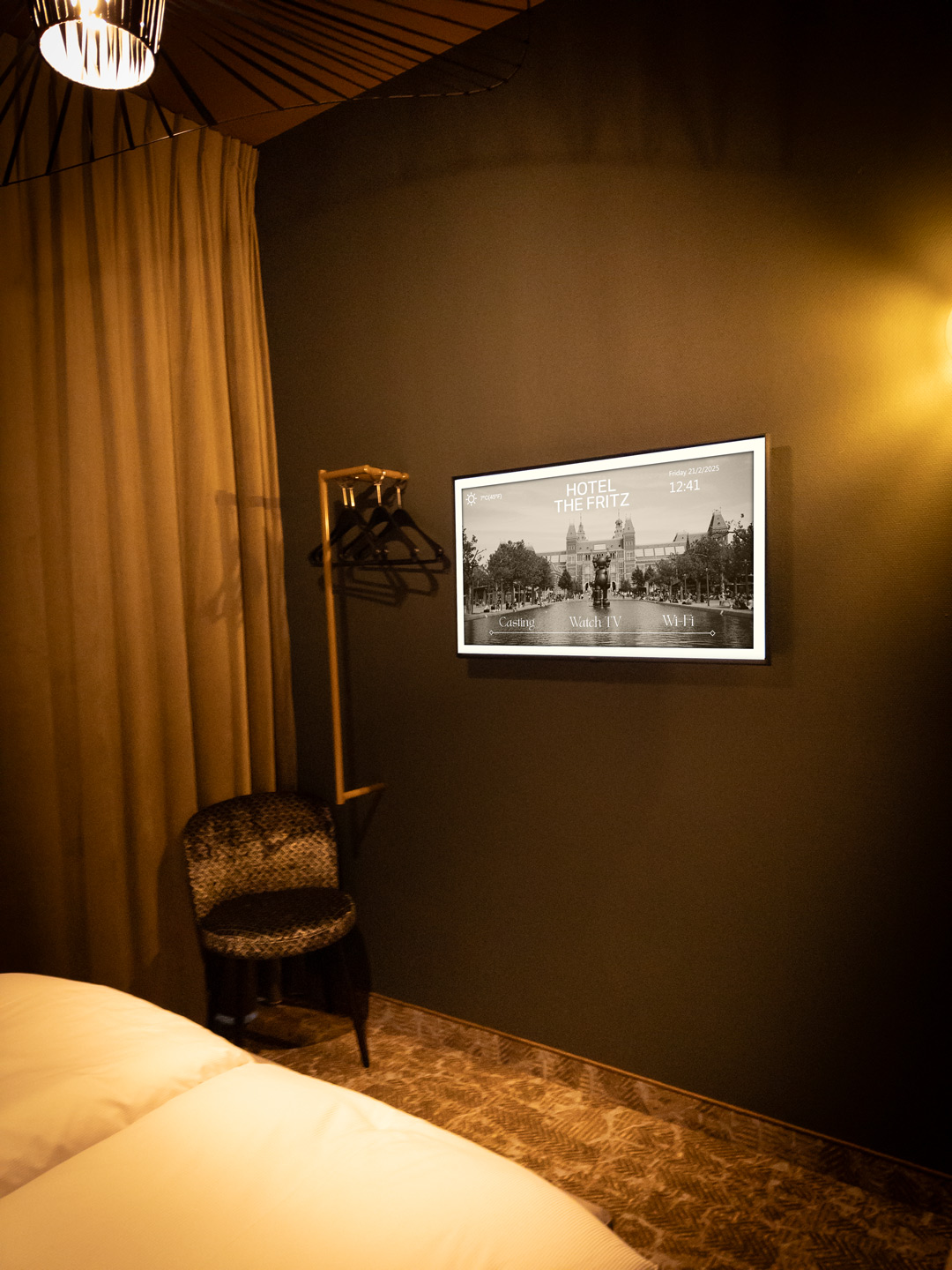 Hotel-tv bij Hotel The Fritz Amsterdam